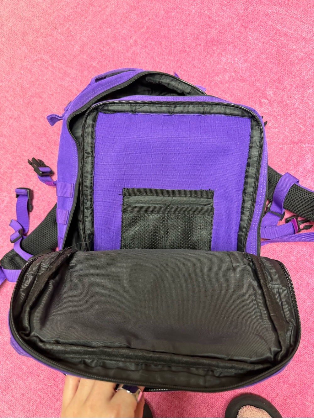 Purple Wolfpak Backpack - Picture 2 of 8